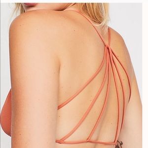 Maroon free people bra.